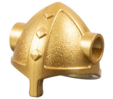 Lego Minifigur Helm Wikinger (x1533) metallic gold