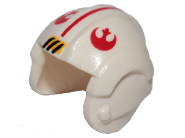 Lego Minifigure Helmet SW Rebel Pilot (x164px2)