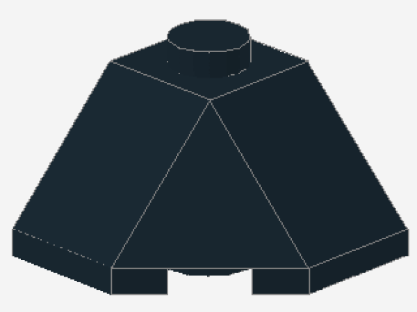 Lego Wedge 2 x 2 (13548) Corner, black