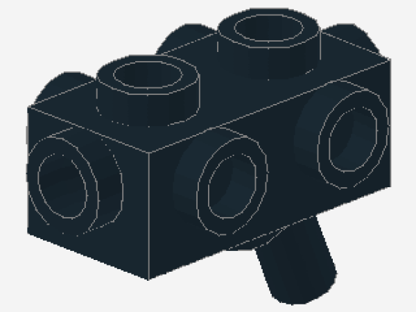 Lego Blaster 1 x 2 x 2/3 (15071) schwarz