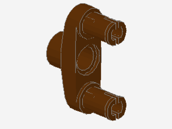 Lego Technic Pin Connector 3L (15461) reddish brown