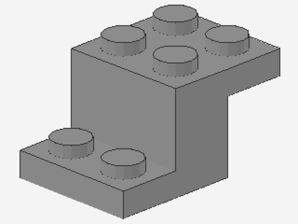 Lego Winkelträger 3 x 2 x 1 1/3 (18671) hell bläulich grau