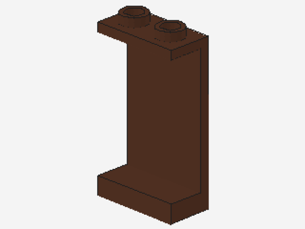 Lego Panel 1 x 2 x 3 (2362b) hollow Studs, brown