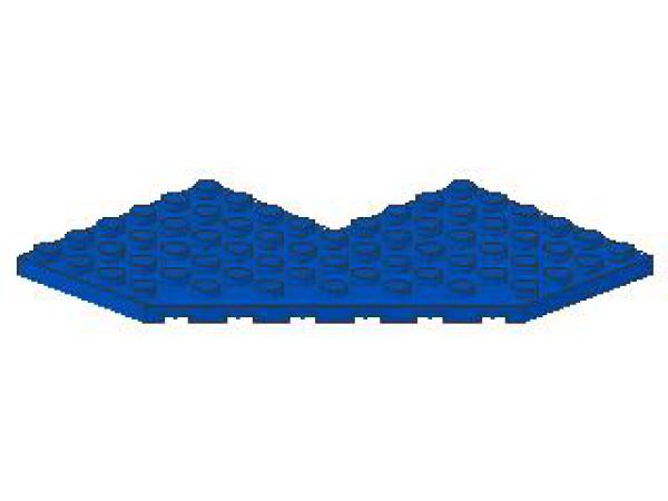 Lego Platte 10 x 10, ohne Ecke, blau