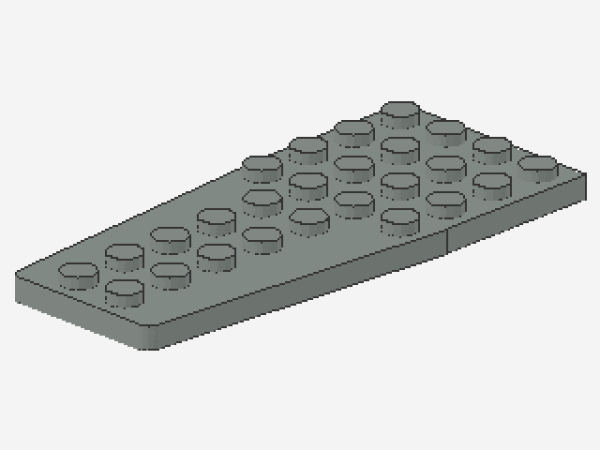 Lego Wedge Plate 4 x 9 (2413) light gray