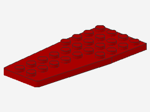 Lego Keilplatte 4 x 9 (2413) rot