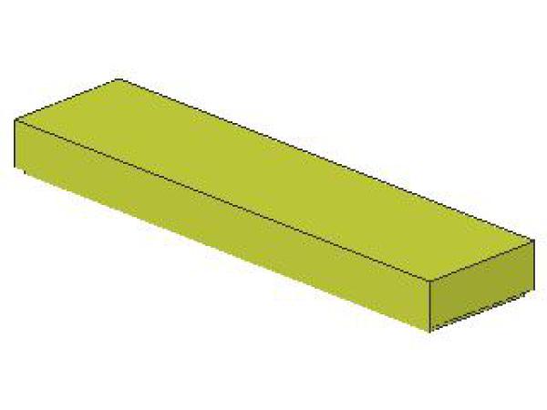 Lego Tile 1 x 4 (2431) medium lime