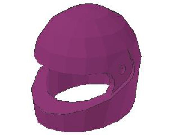 Lego Minifigure Helmet Motorcycle, magenta