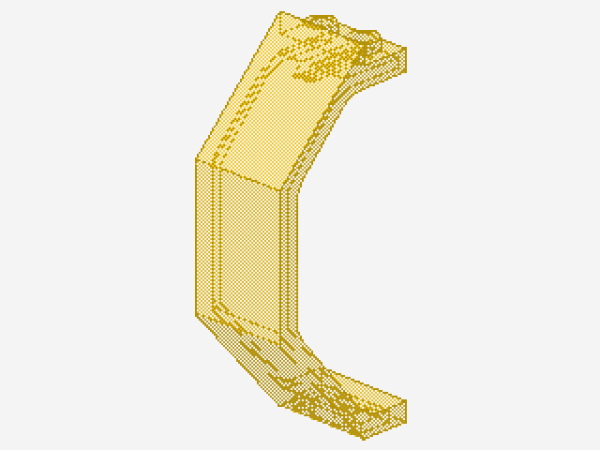 Lego Panel 3 x 2 x 6 (2466) transparent yellow