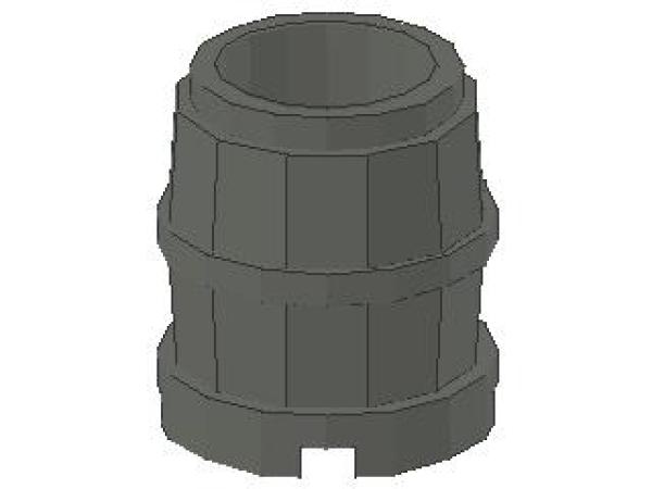 Lego Barrel 2 x 2 x 2 (2489) dark bluish gray