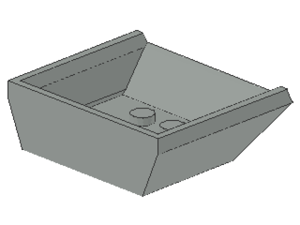 Lego Kippermulde 5 x 5, klein (2512) hell grau