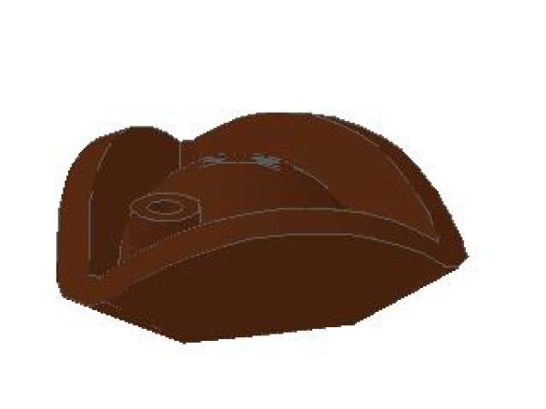 Lego Minifigure Pirate Tricorn, brown