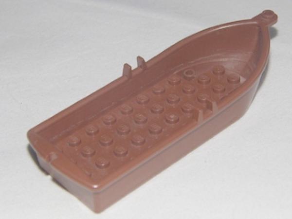 Lego Boat 14 x 5 x 2 (2551) reddish brown