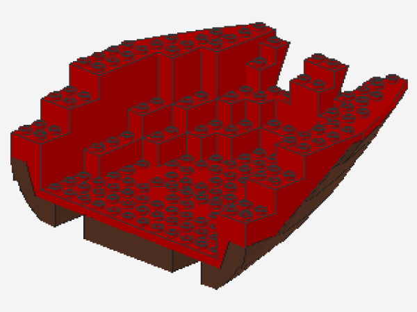 Lego Rumpf, Heck 14 x 16 x 5 1/3 (2558c02)