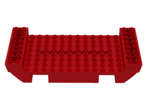 Lego Rumpf, Mitte (2560) rot
