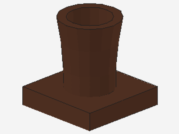 Lego Palm Base (2563) brown