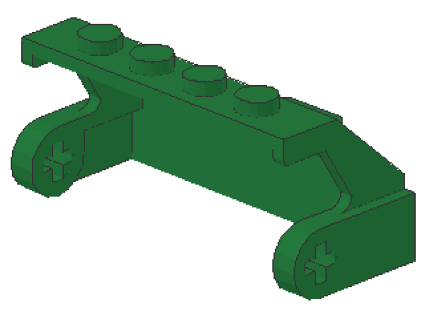 Lego Brush Holder (2578a) green