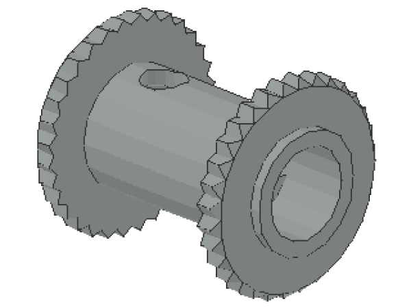 Lego Rope Drum 2 x 2 (2585) light gray