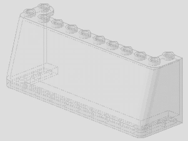 Lego Windscreen 3 x 10 x 3 (26994) transparent