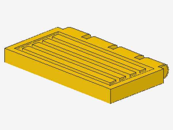 Lego Scharnier Zugtor 2 x 4 (2873) gelb