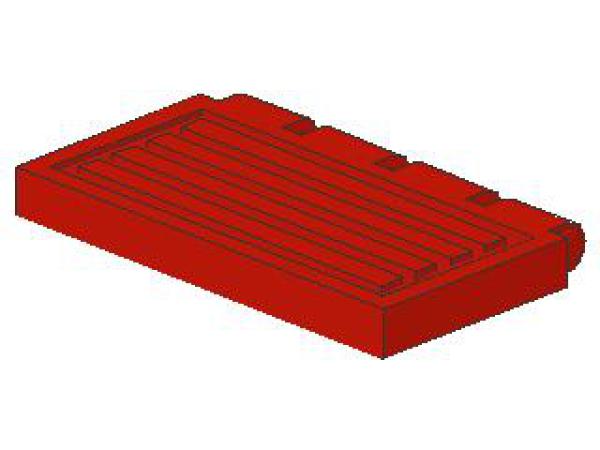 Lego Scharnier Zugtor 2 x 4 (2873) rot