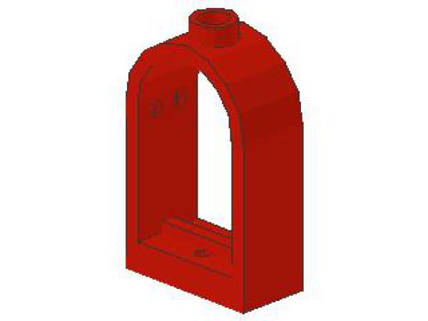 Lego Fenster 1 x 2 x 2 2/3 (30044) rot