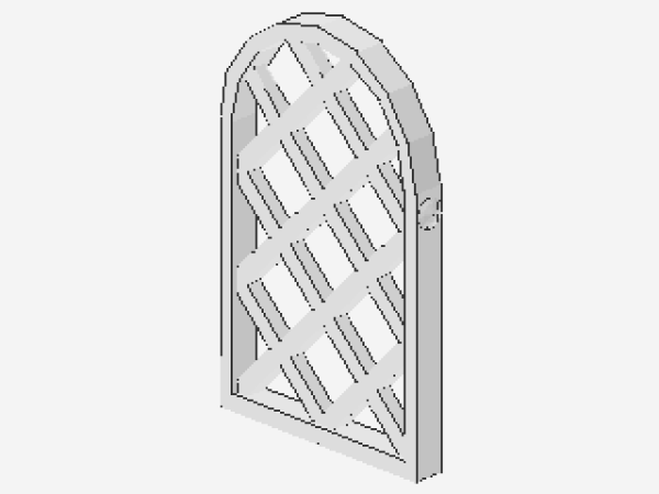 Lego Pane for Window 1 x  2 x 2 2/3 (30046) white