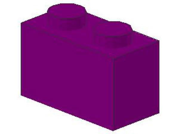 Lego Brick 1 x 2 x 1 (3004) purple