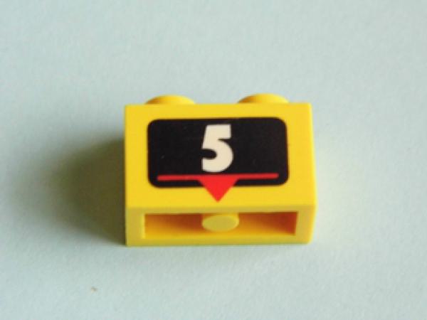 Lego Brick, decorated 1 x 2 x 1 (3004px2)