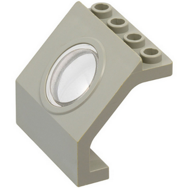 Lego Panel 4 x 3 x 3 (30080c02) light gray