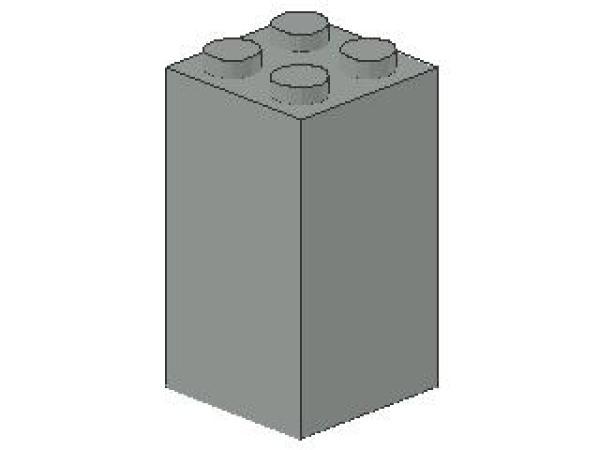 Lego Brick 2 x 2 x 3 (30145) light gray