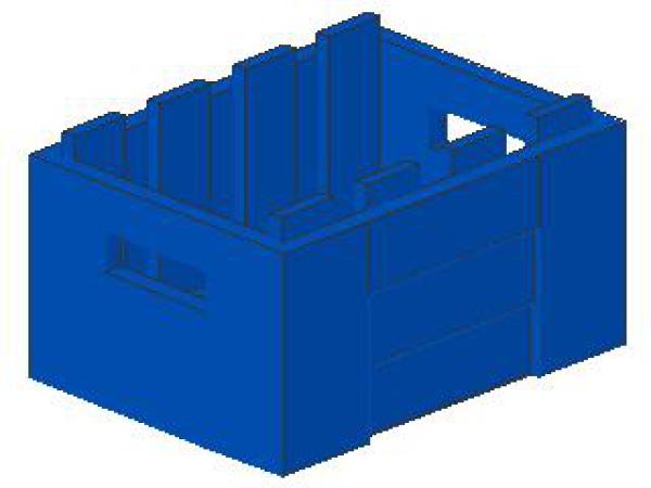 Lego Crate 3 x 4 x 1 2/3 (30150) blue