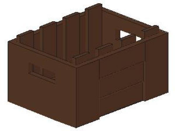 Lego Crate 3 x 4 x 1 2/3 (30150) brown