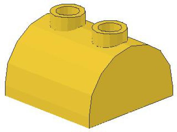 Lego Slope Stone, curved 2 x 2 x 1 (30165) yellow