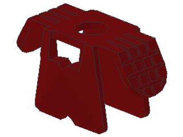 Lego Minifigure Armor, Ninja Style, dark red