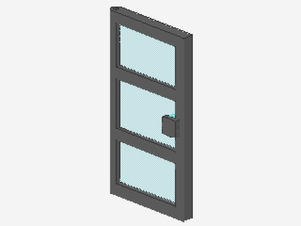 Lego Door 1 x 4 x 6 (30178c01 / x39c01) dark bluish gray