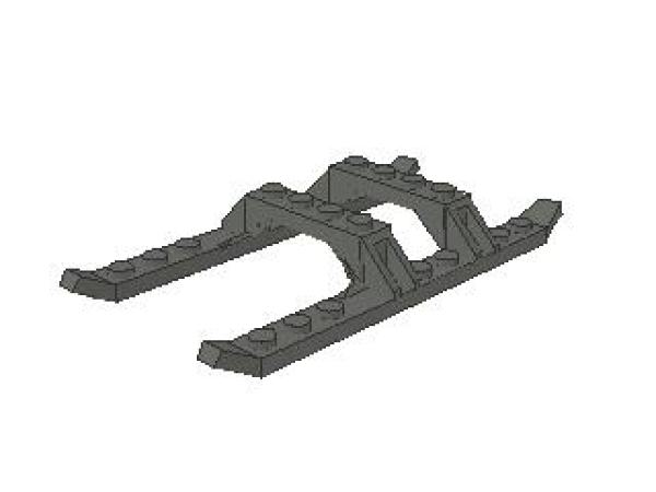 Lego Landing Skids 12 x 6 x 1 1/3 (30248) dark bluish gray