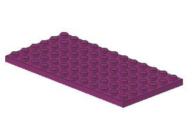 Lego Platte 6 x 12 (3028) magenta