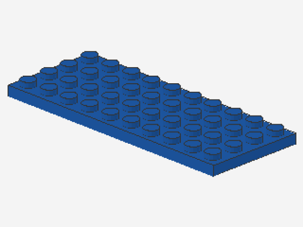 Lego Platte 4 x 10 (3030) blau