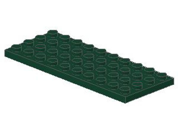 Lego Platte 4 x 10 (3030) dunkel grün