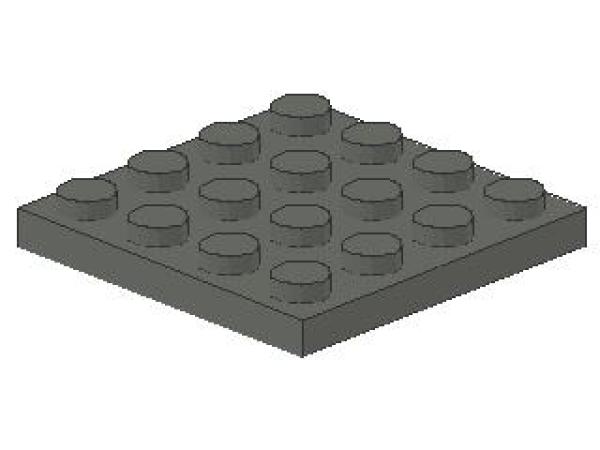 Lego Platte 4 x 4 (3031) dunkel bläulich grau