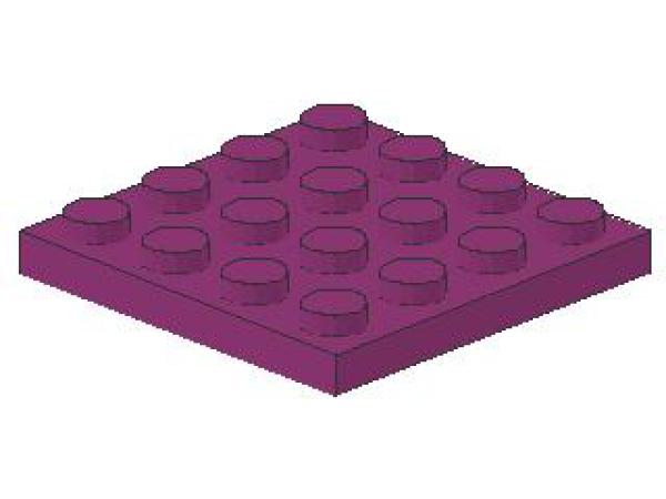 Lego Platte 4 x 4 (3031) magenta