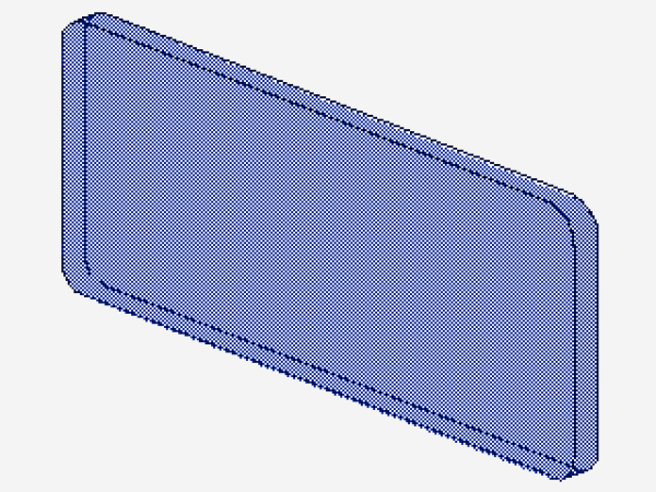 Lego Glas für Paneele (30321) transparent dunkel blau