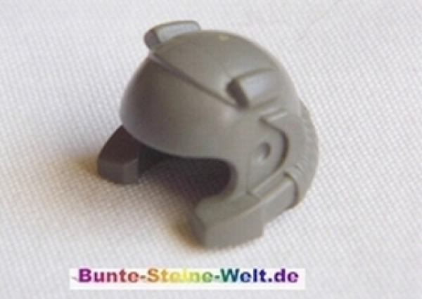 Lego Minifigur Helm mit Atemgerät, dunkel grau