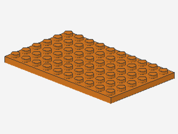 Lego Platte 6 x 10 (3033) orange