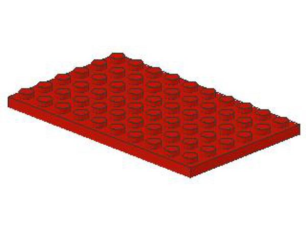 Lego Platte 6 x 10 (3033) rot