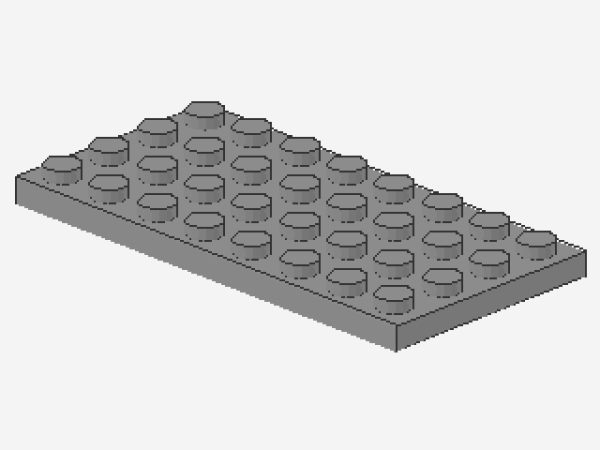 Lego Platte 4 x 8 (3035) hell bläulich grau