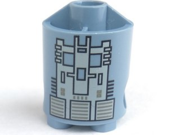 Lego Brick, round 2 x 2 x 2 (30361px4) Squares and Lines