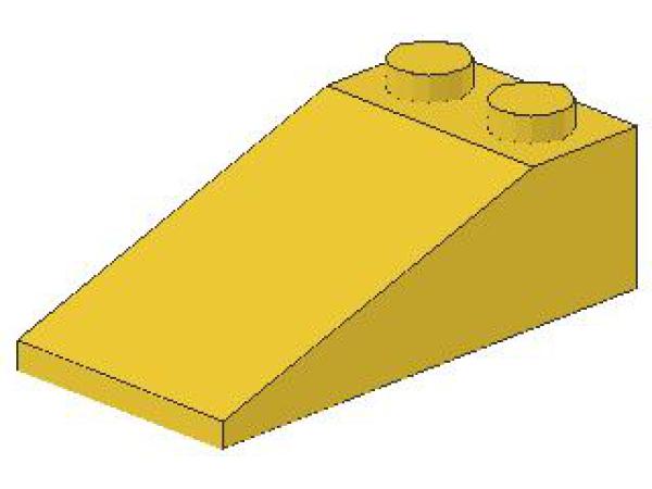 Lego Slope Stone 18° 4 x 2 x 1 (30363) yellow