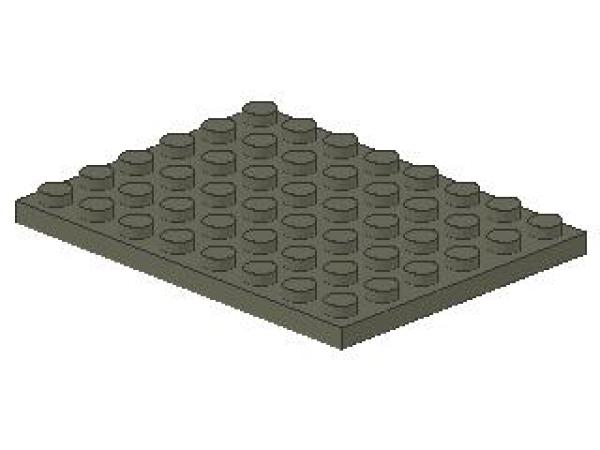 Lego Platte 6 x 8 (3036) dunkel grau